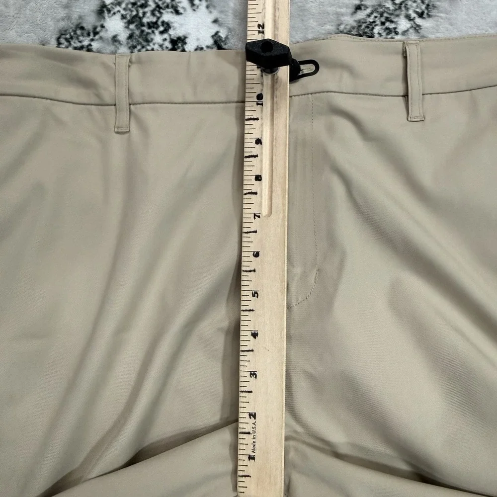 Public Rec Mens 34X32 Khaki Tan Performance Chino Pants Travel Stretch Zip Pocke